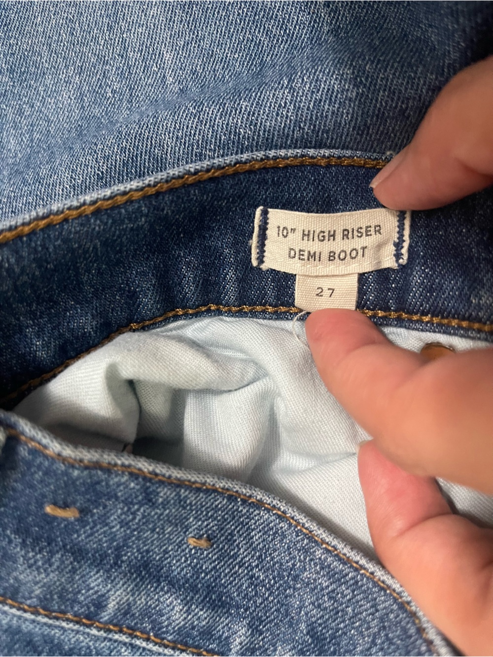 Madewell High Riser-Demiboot jeans - Picture 3 of 16